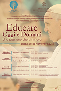 congresso mondiale educare oggi e domani roma